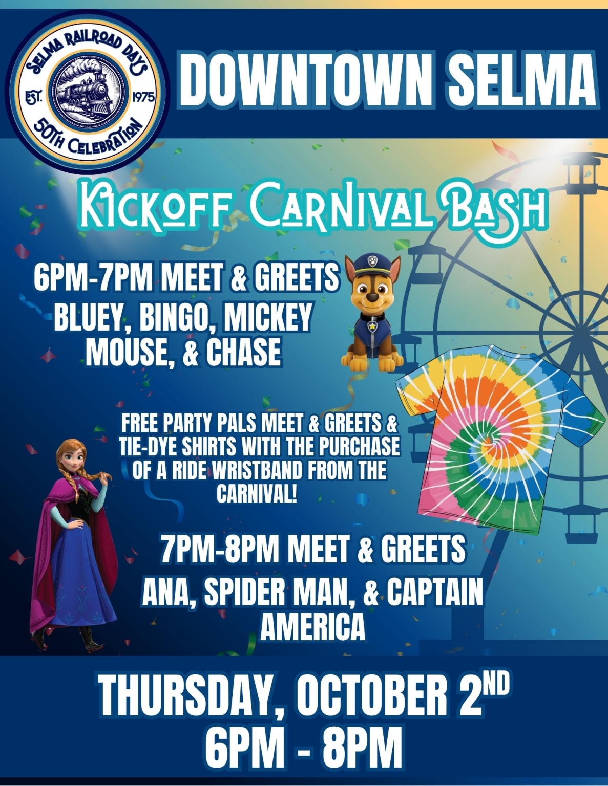 SELMA RAILROAD DAYS FESTIVAL SPOILERS - Town of Selma