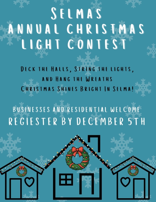 SELMAS ANNUAL CHRISTMAS LIGHT CONTEST